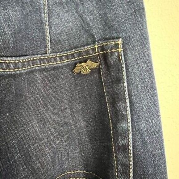 AX Armani Exchange High Rise Straight Ankle Jeans Soft Denim Women's Pants Size - Picture 5 of 8